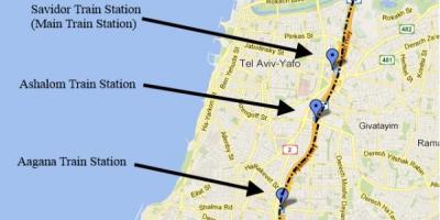 Kartta sherut-kartta Tel Aviv
