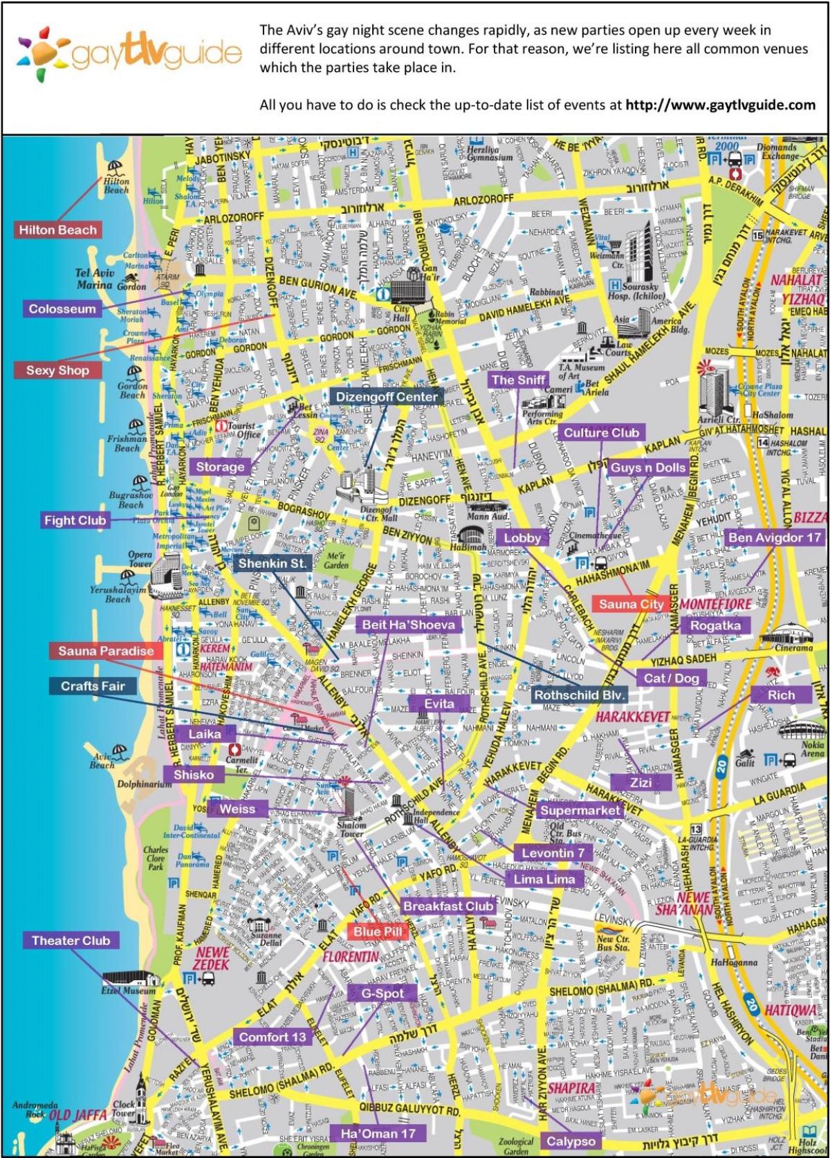 kartta homo-Tel Aviv
